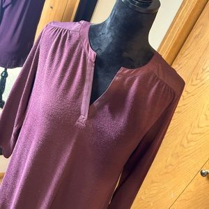 41 Hawthorn purple 3/4 sleeve top